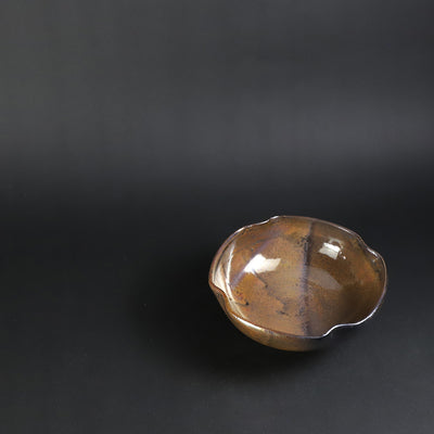 Yukiko Tsuchiya's Black Karatsu Square Plate