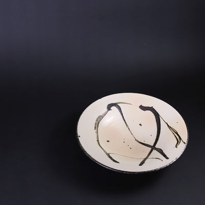 Takashi Nakazato's Karatsu-ekohiki plate
