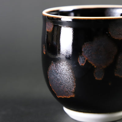 Yuki Inoue Tenmoku Silver Drop Mug Cup