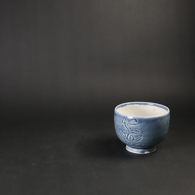 Shingo Oka's work, Lapis lazuli engraved teacup