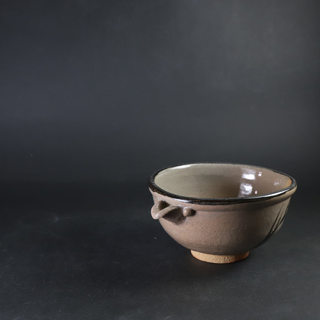 送料込【逢絢亭】茶道具 片口鉢 唐津焼 絵唐津 片口形 １３代 中里太郎右衛門 送料込【逢絢亭】茶道具 片口鉢 唐津焼 絵唐津 片口形 13代