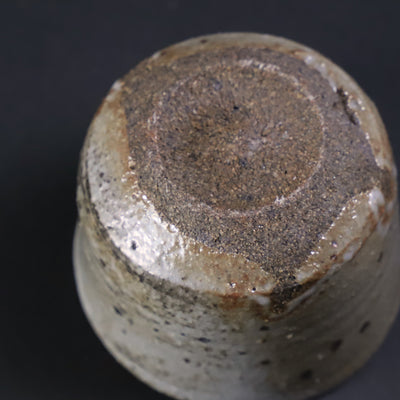 Yukiko Tsuchiya's work Feldspar glaze sake cup 1