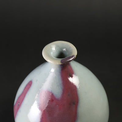 Karatsu Jun Kiln Sake Bottle by Sakurei Okamoto (No. 12)