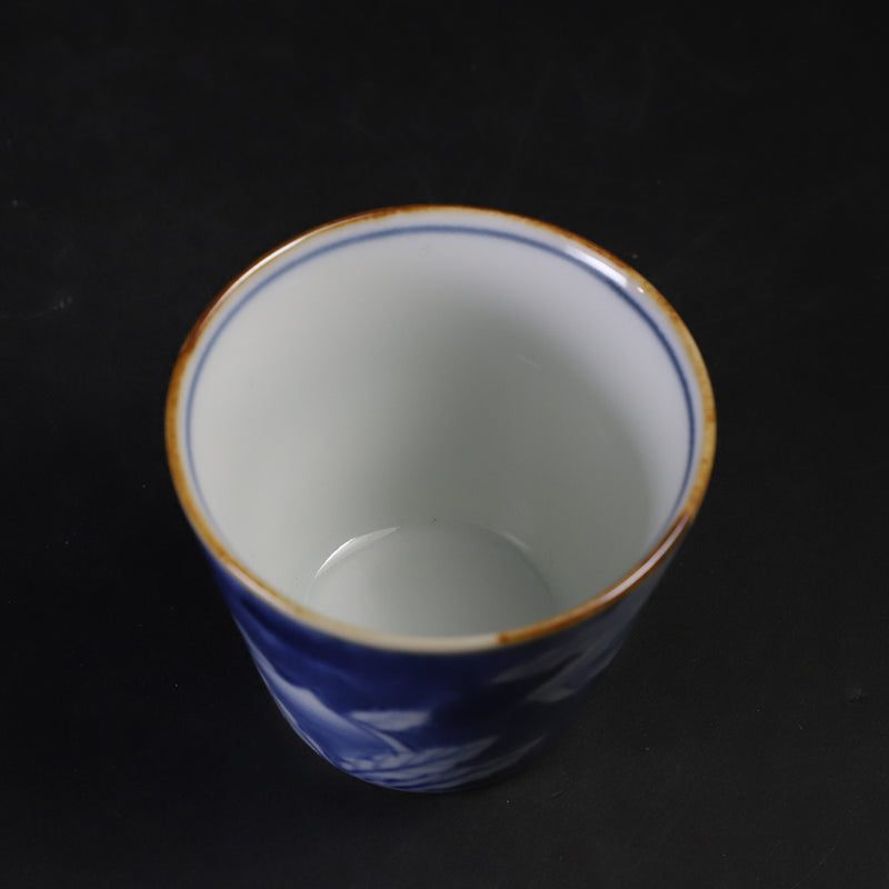Fukusen Kiln Dark Pink Mini Soba Sake Cup