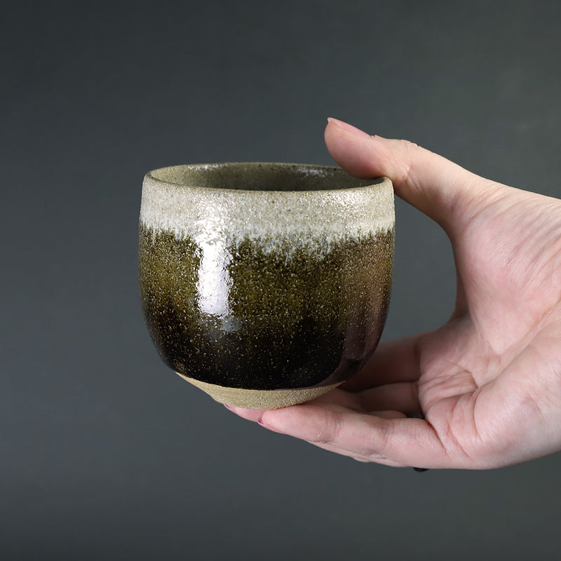 Nakazato Tarouemon Kiln Karatsu sake cup (large, Korean Karatsu)