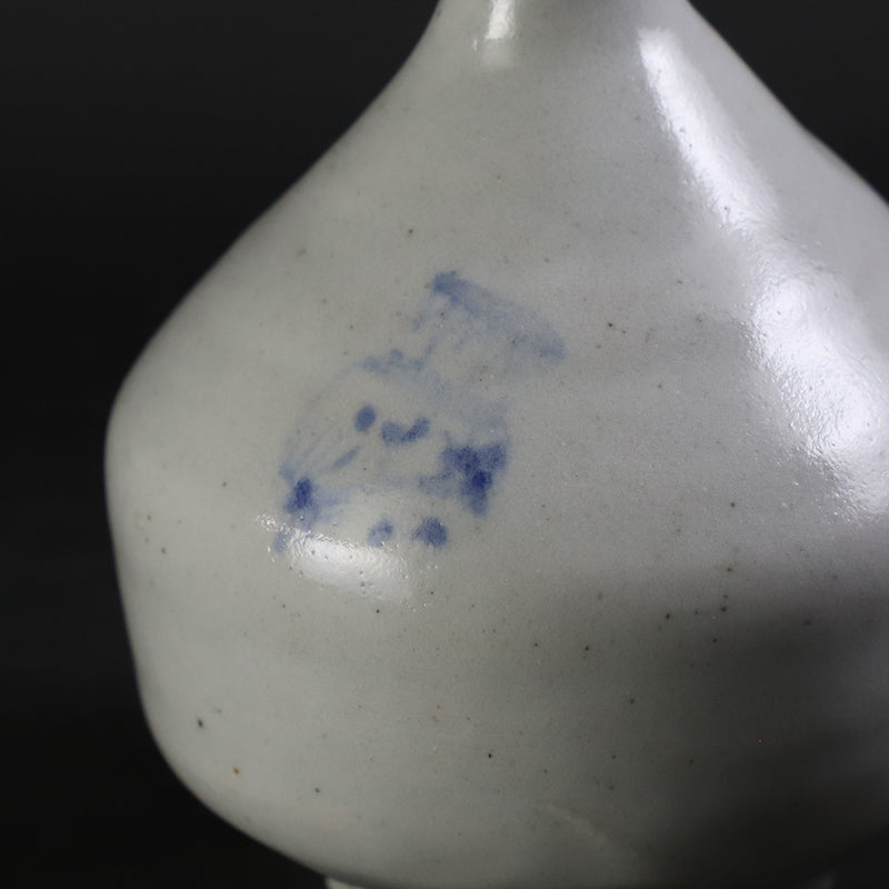 丸田宗一廊　作　染つけ壷絵徳利　No.4