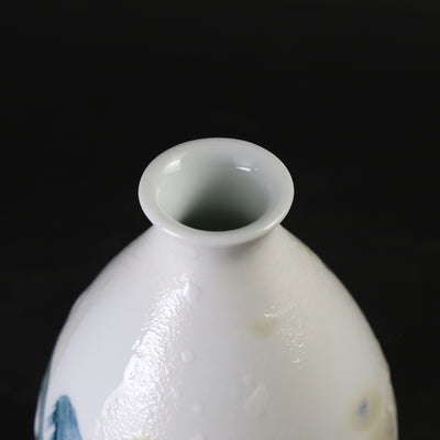 井上祐希　作　染釉滴徳利