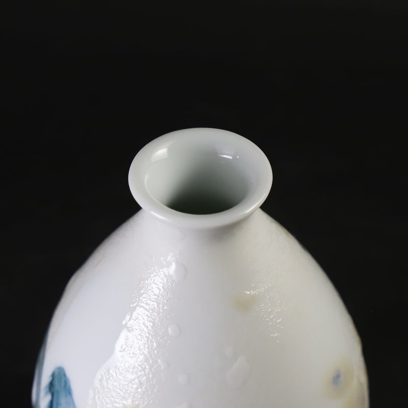 井上祐希　作　染釉滴徳利
