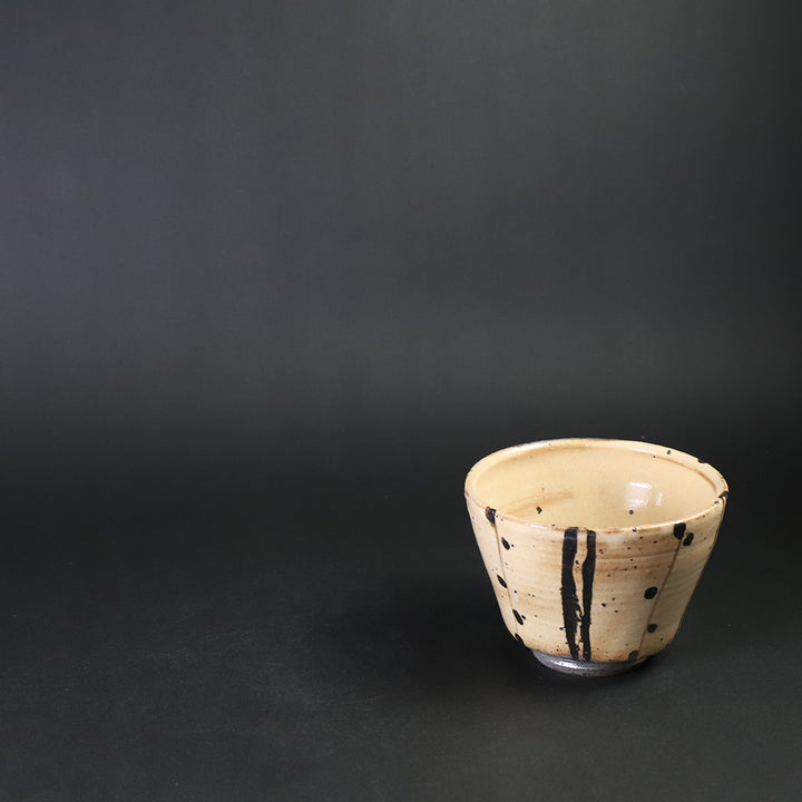 中里隆 唐津粉引片口 ／ 中里隆 サイズ：H 78mm x W 120mm 中里隆は