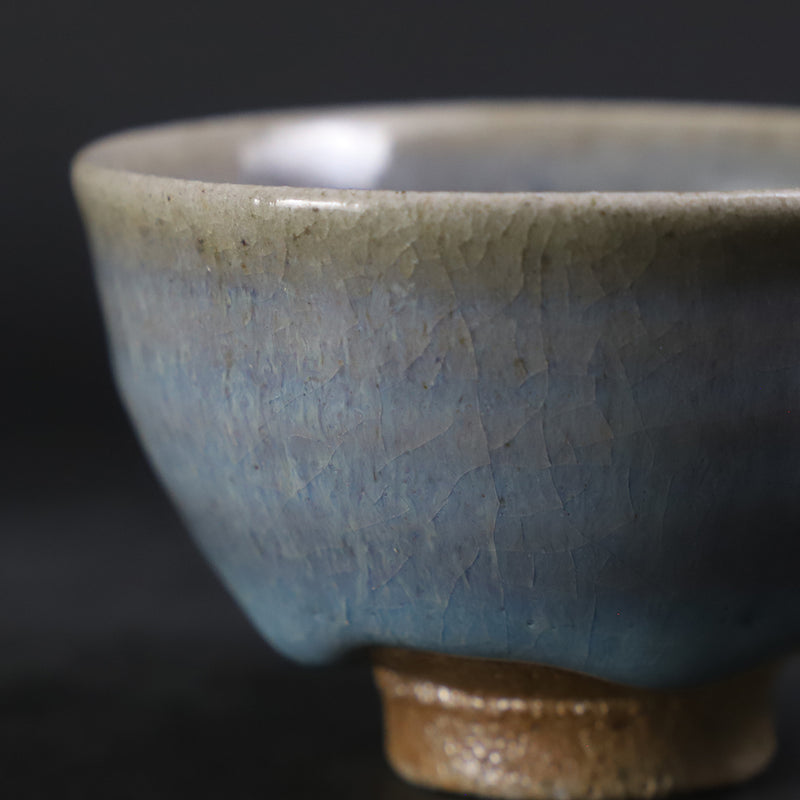 Ash-glazed sake cup No.5 by Shuichi Okamoto