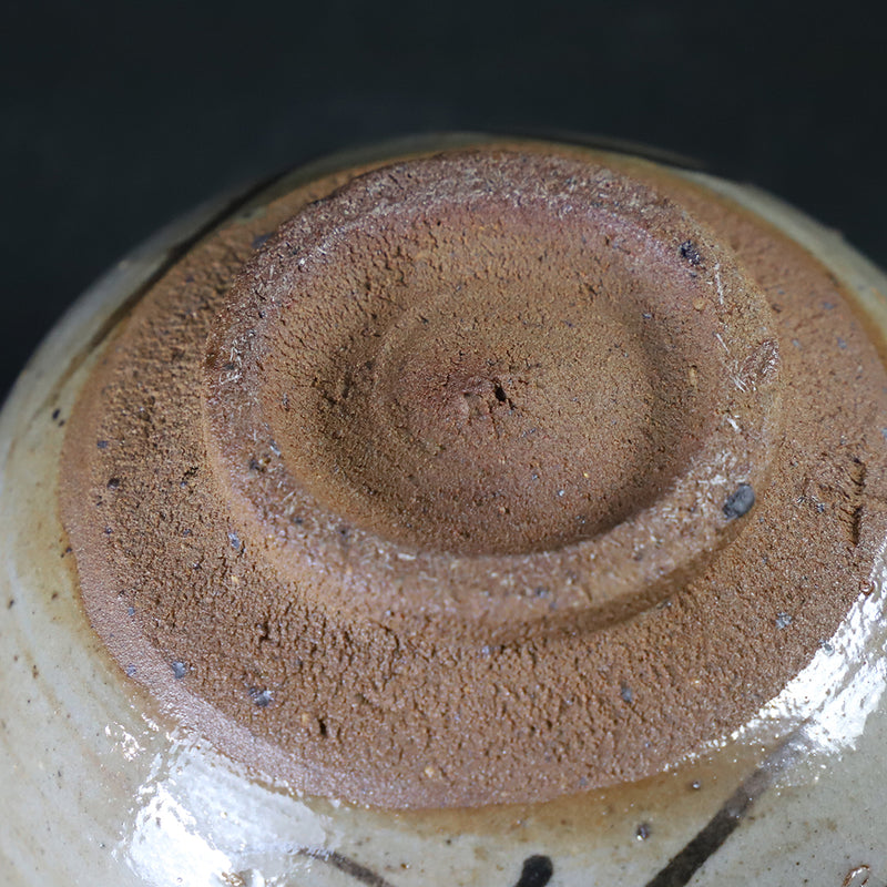 Painted Karatsu tea bowl No.6 by the 14th generation Nakazato Tarouemon