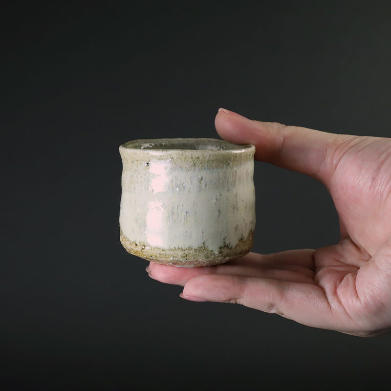 Spotted sake cup by Kota Tanaka