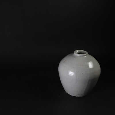 石井義久　作　唐津白磁花器　No.60