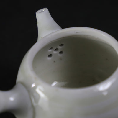 梶原靖元　作　素瓷急須　No.1