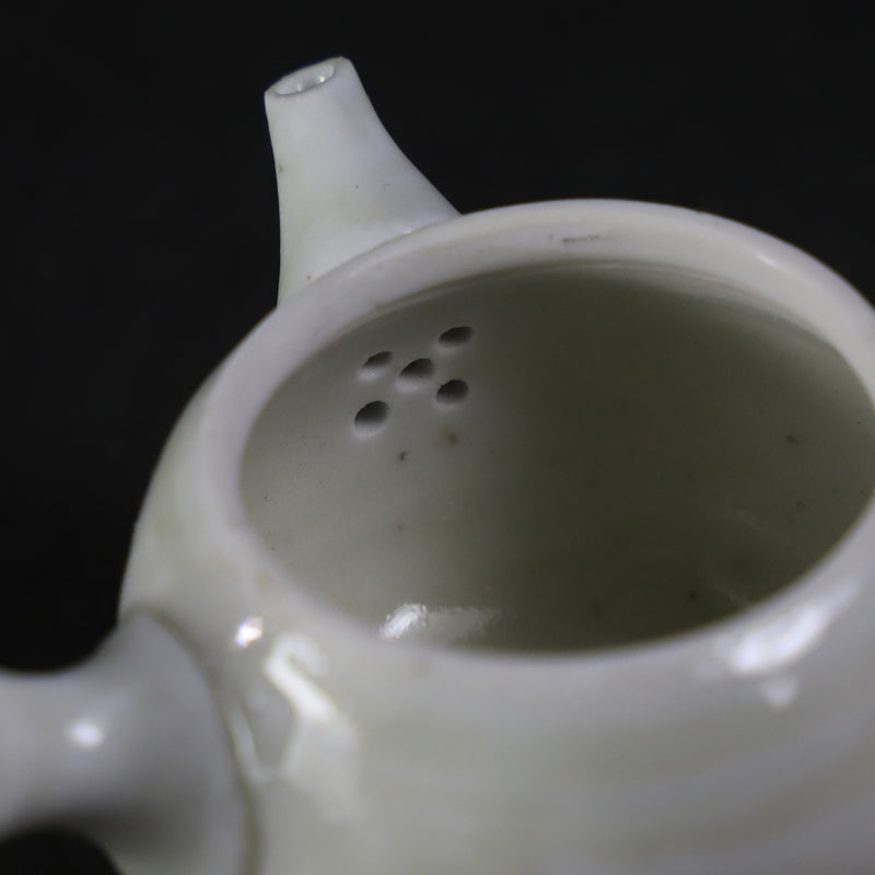 梶原靖元　作　素瓷急須　No.1