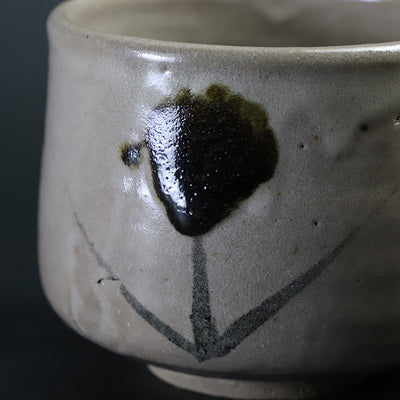 矢野直人　作　絵唐津茶碗