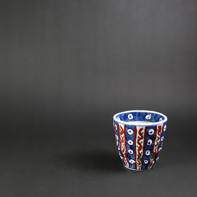 Gen'emon Kiln Dyed and Broken Arabesque Teacup