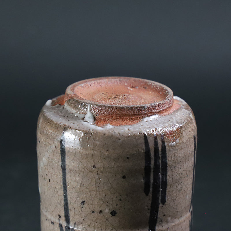 Painted Karatsu Tsutsumu-mu-zushi (set of six) by Shintaro Uchimura No.15