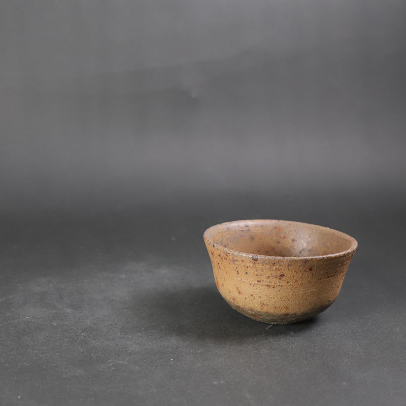 中里隆　作　種子島焼〆ぐい呑