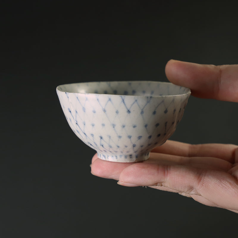 丸田宗一廊　作　染つけ盃