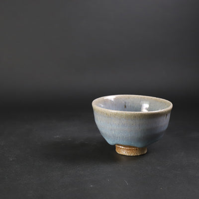 Ash-glazed sake cup No.5 by Shuichi Okamoto