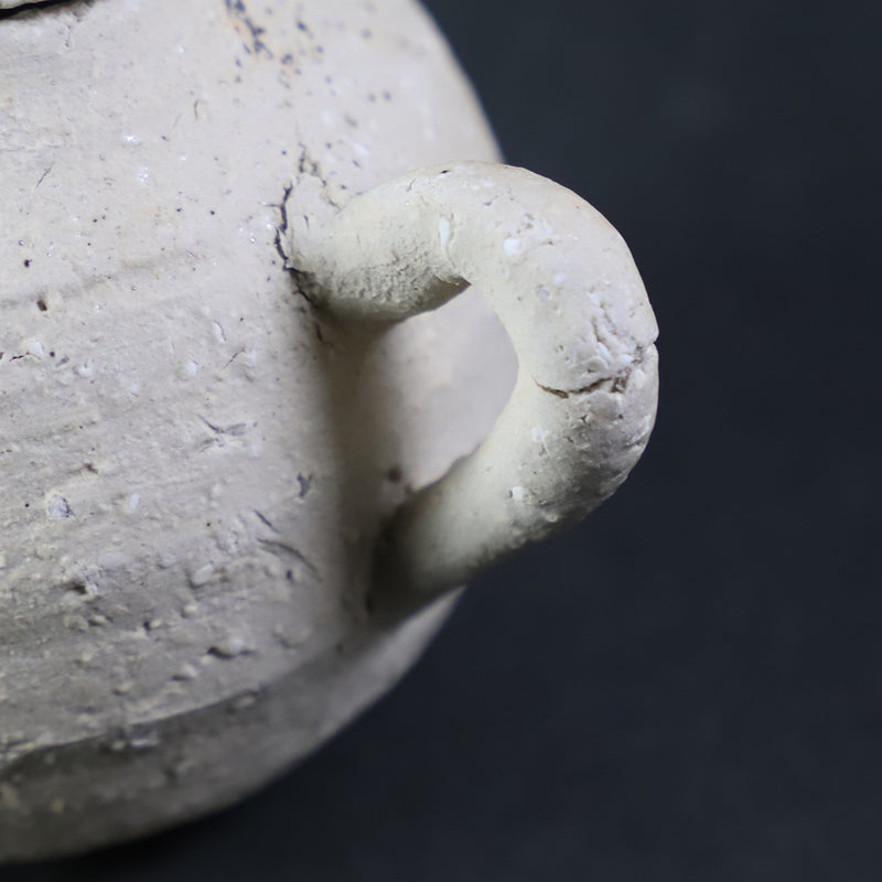 梶原靖元　作　紫香楽急須　No.105