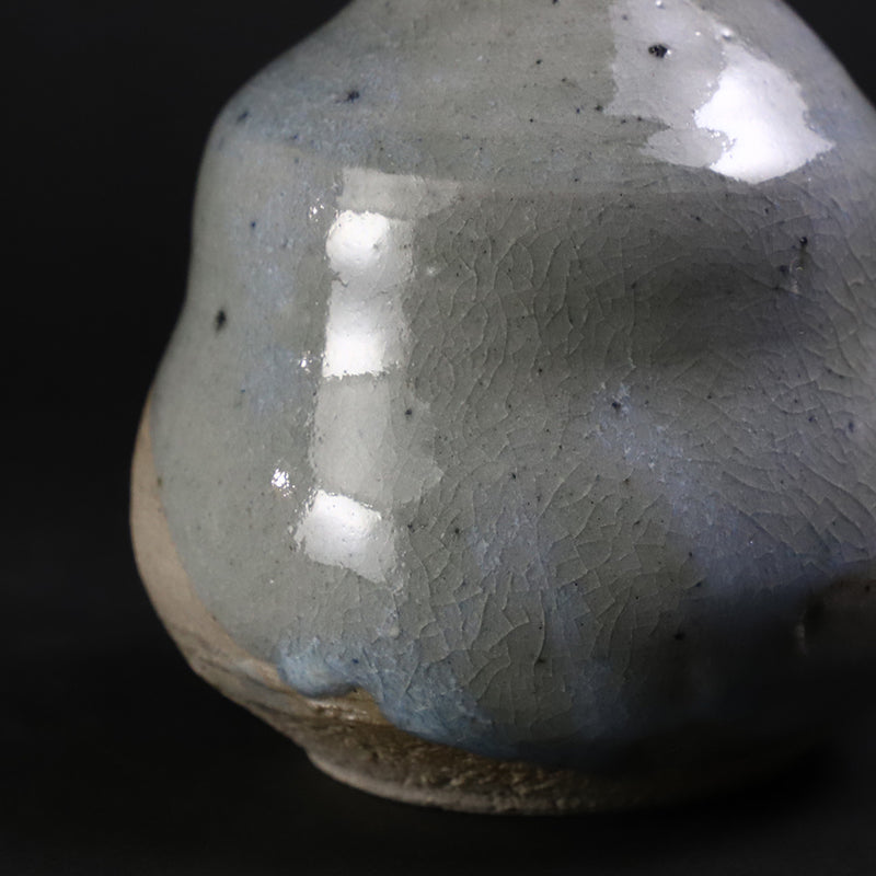 Madara Karatsu Sake Bottle No.39 by Yasumoto Kajiwara