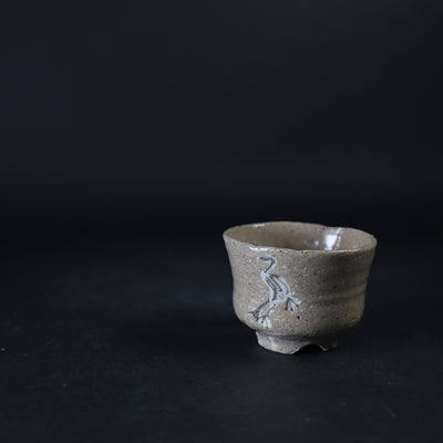 武末日臣　作　立鶴杯　No.100