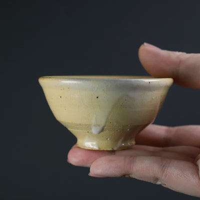 Karatsu sake cup by Taki Nakazato