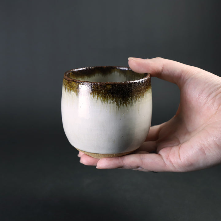 中里太郎右衛門窯 唐津猪口(皮鯨) – ギャラリー一番館オンラインショップ