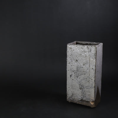 梶原靖元　作　角花入　No.61