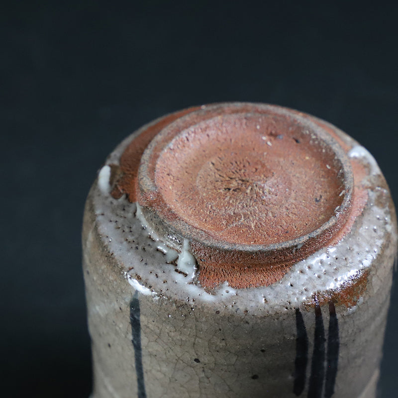 Painted Karatsu Tsutsumu-mu-zushi (set of six) by Shintaro Uchimura No.15