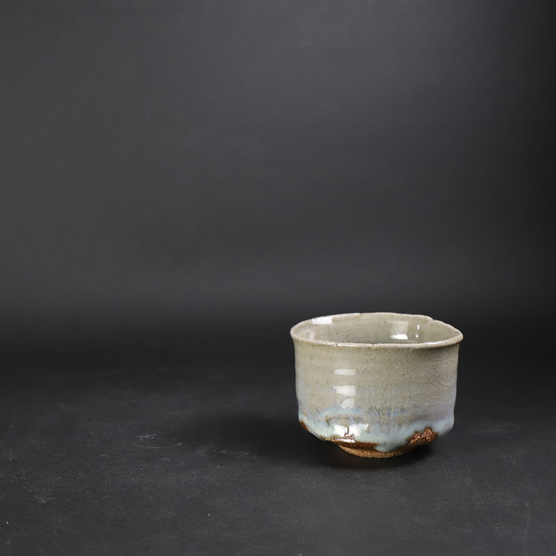 Ash-glazed sake cup No.6 by Shuichi Okamoto