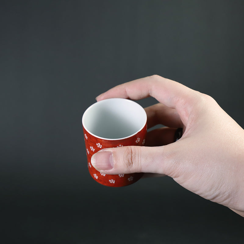 Gen-emon Kiln Red Plum Plum Pattern Peeping Inoguchi