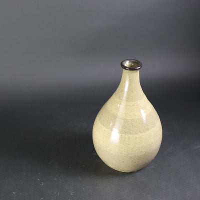 岡本修一　作　絵唐津刷毛目徳利　No.42
