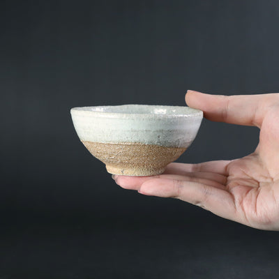 Naoto Yano's Madara Karatsu sake cup No.47