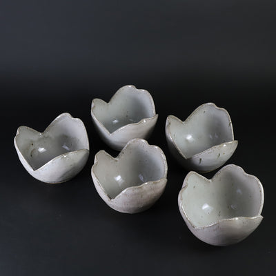 Madara Karatsu Muko-zuke (set of five) by the 14th generation Nakazato Tarouemon No.10