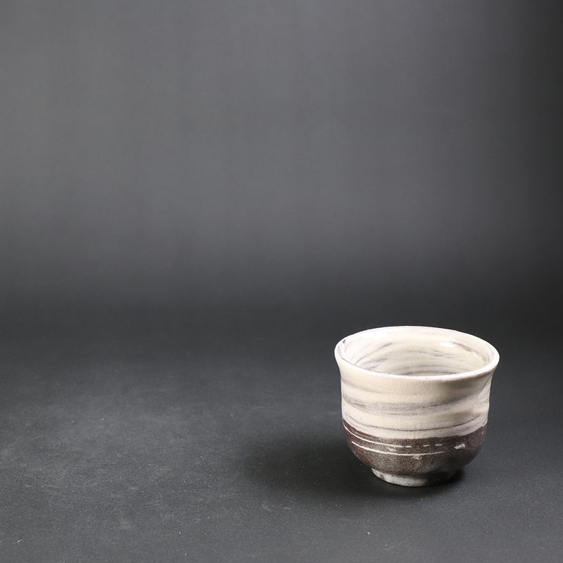 Brush stroke sake cup No.57 by Naoto Yano
