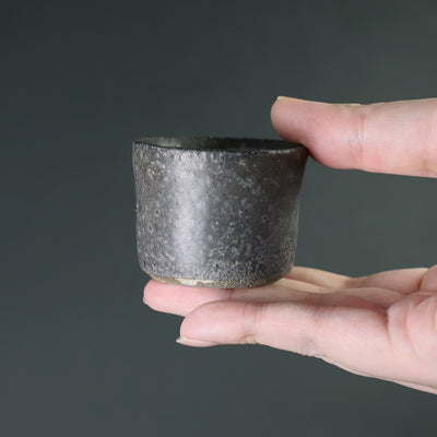 Yasumoto Kajiwara's Black Glazed Small Cup No.13