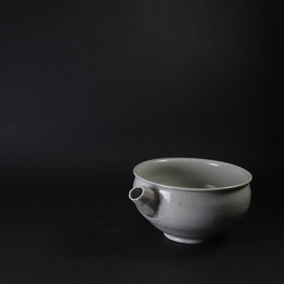 石井義久　作  白磁片口 No.56