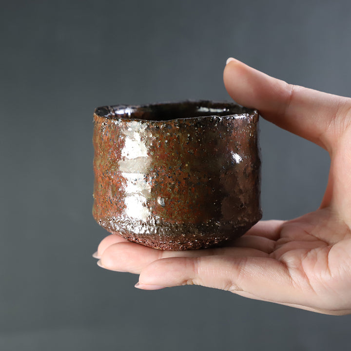 田中孝太　緋々ぐい呑 田中孝太 作 緋々ぐい呑4 – ギャラリー一番館オンラインショップ