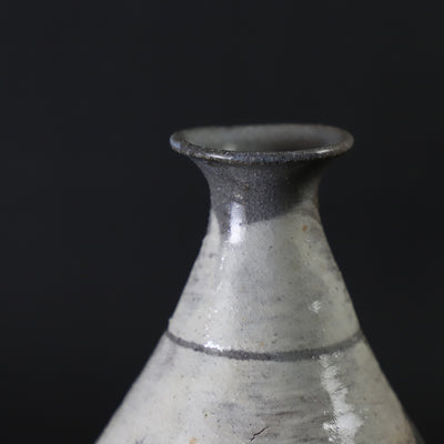 石井義久　作　絵刷毛目徳利　No.58