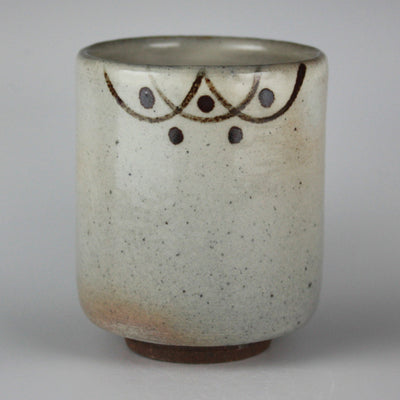 Taroemon Nakazato Kiln Ichibankan Original Painting Powder Drawn Teacup (Yumiya Bun)