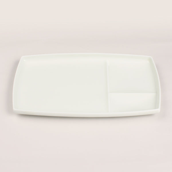 Monotone Cafe Plate (White)