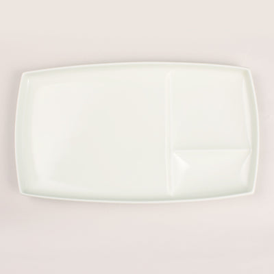 Monotone Cafe Plate (White)