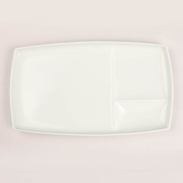 Monotone Cafe Plate (White)