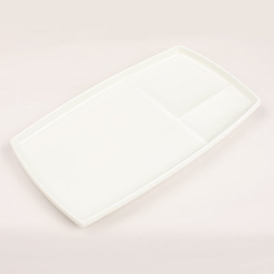 Monotone Cafe Plate (White)