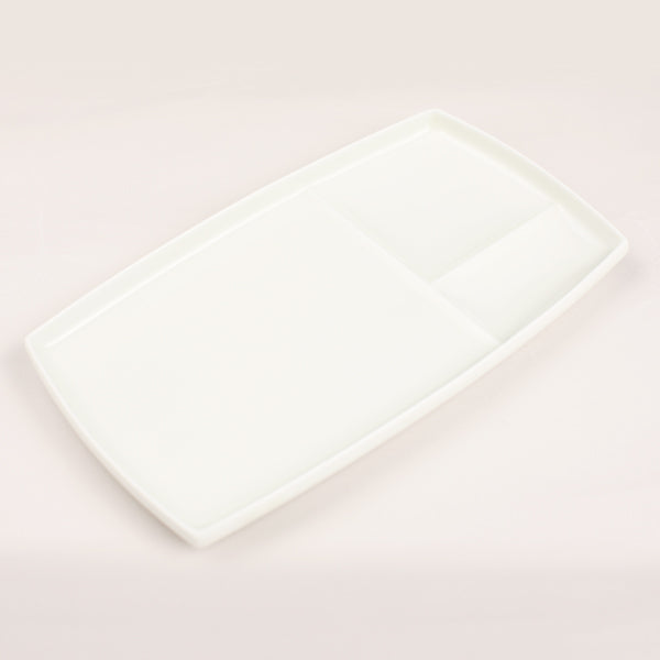 Monotone Cafe Plate (White)