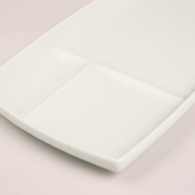 Monotone Cafe Plate (White)
