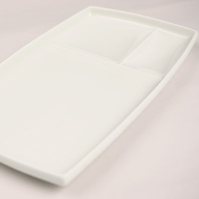 Monotone Cafe Plate (White)